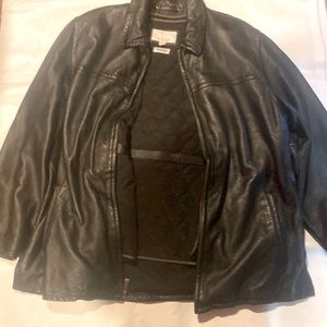 Vintage leather jacket for men